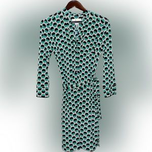 Donna Morgan | Green Patterned Dress